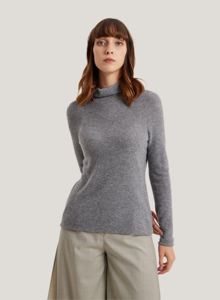 100% Cashmere Fitted Pullovers