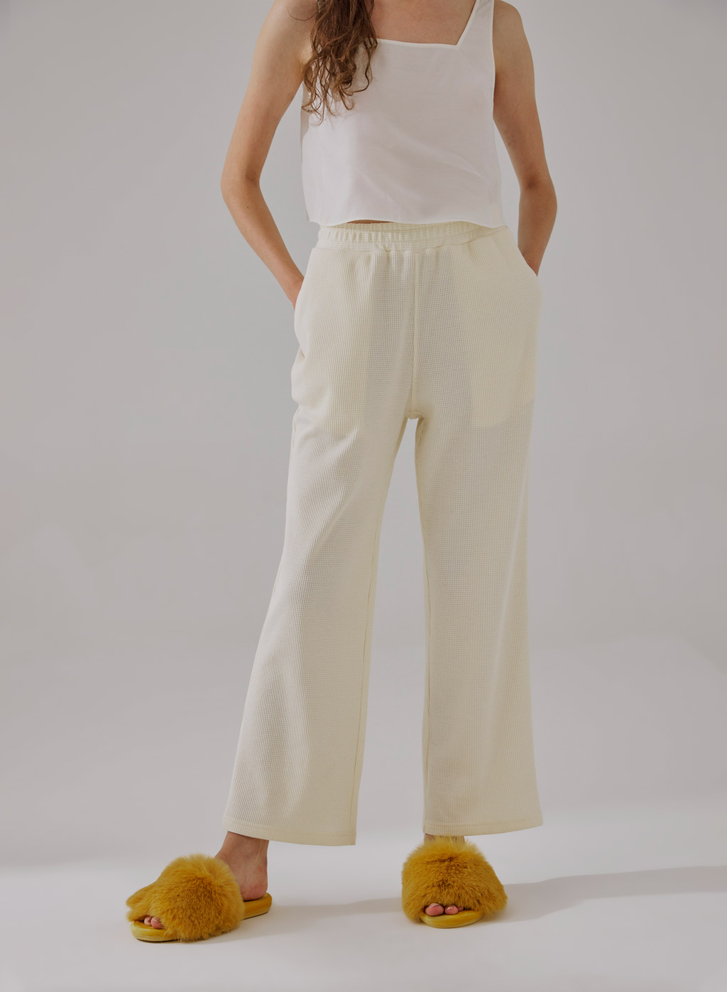 Casual Stretch Cotton Pants