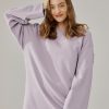 Long Relaxed Cotton Pullover